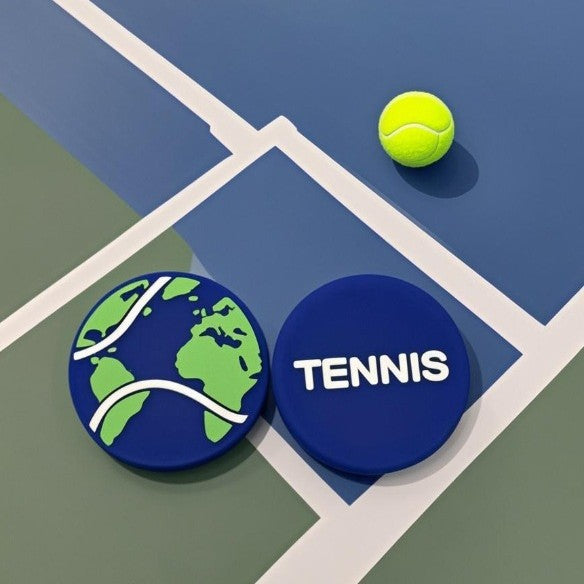 Tennis Racket Vibration Dampener – Blue & Green